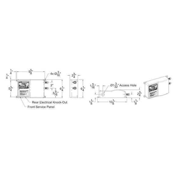 Chronomite Labs SR-20L/208 HTR-I Electric Tankless Water Heater - Image 3