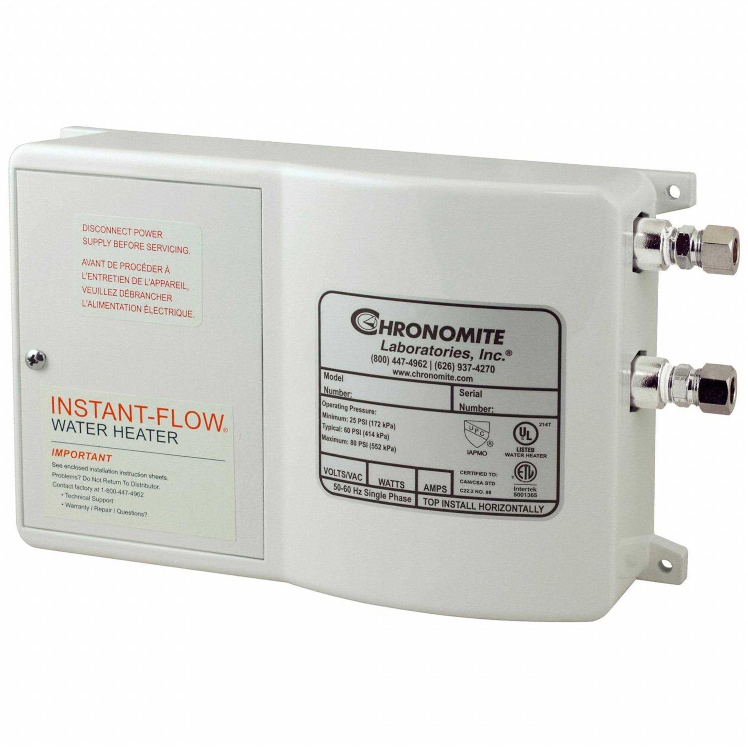 Chronomite Labs SR-20L/208 HTR-I Electric Tankless Water Heater - Image 5