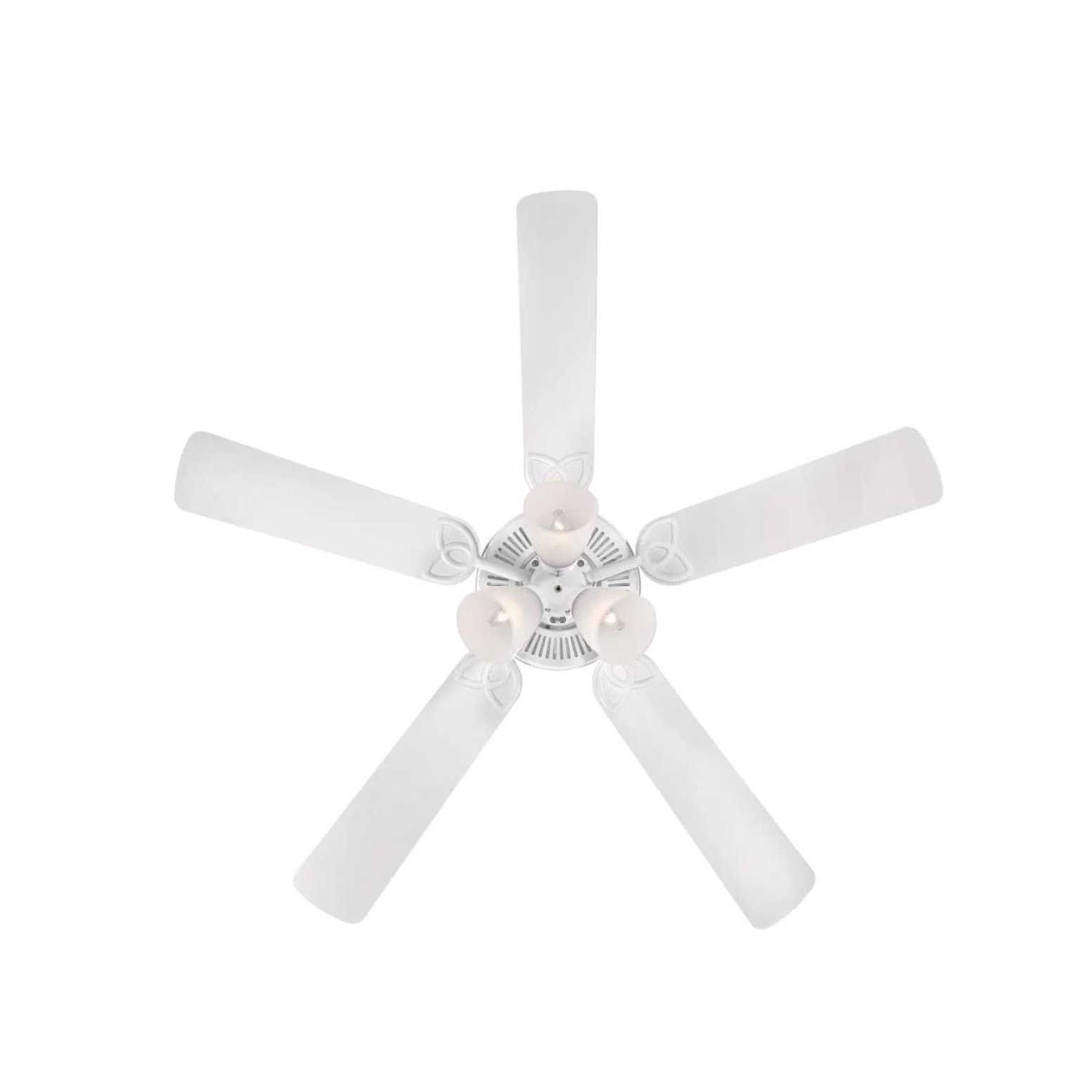Brookhurst 52 in. Indoor White Ceiling Fan with Light Kit - Image 3