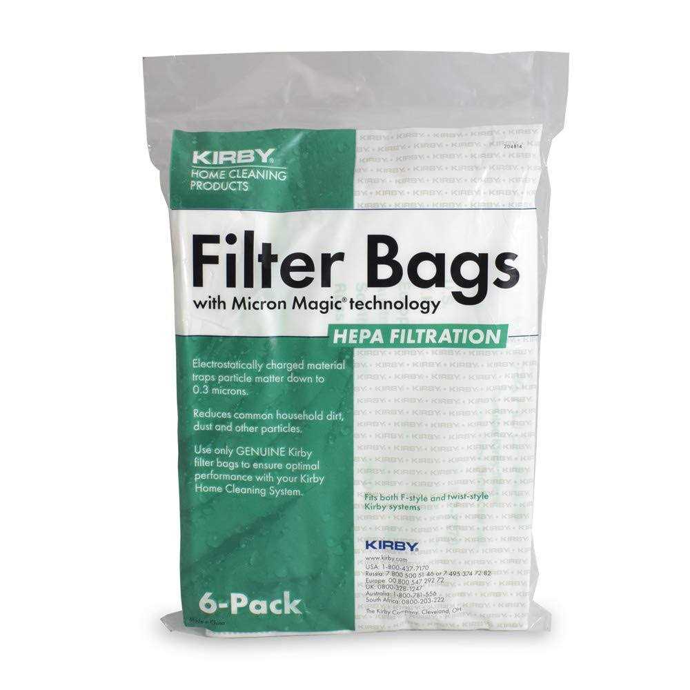 Kirby 204814 Micron Magic Hepa Filter Plus Bags