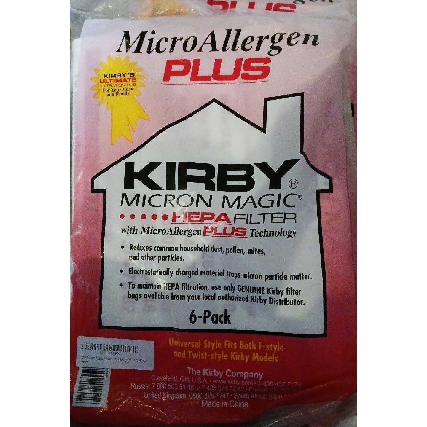 Kirby 204814 Micron Magic Hepa Filter Plus Bags - Image 2