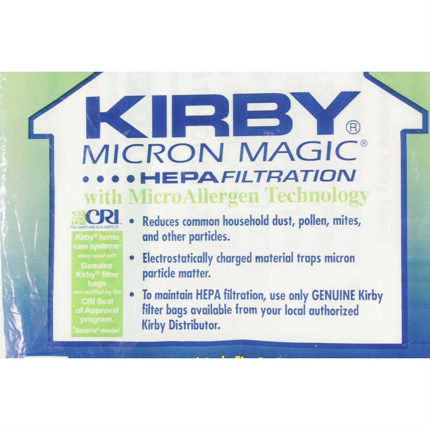 Kirby 204814 Micron Magic Hepa Filter Plus Bags - Image 3