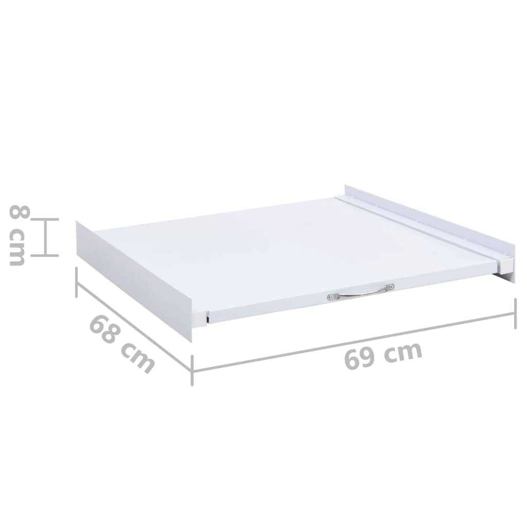 vidaXL Double Washing and Drying Machine Pedestal with Drawers - Image 3