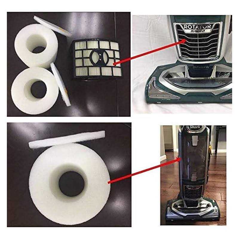 Adamantite Foam and Hepa Filter compatible with for shark nv680ukt filters - Image 3