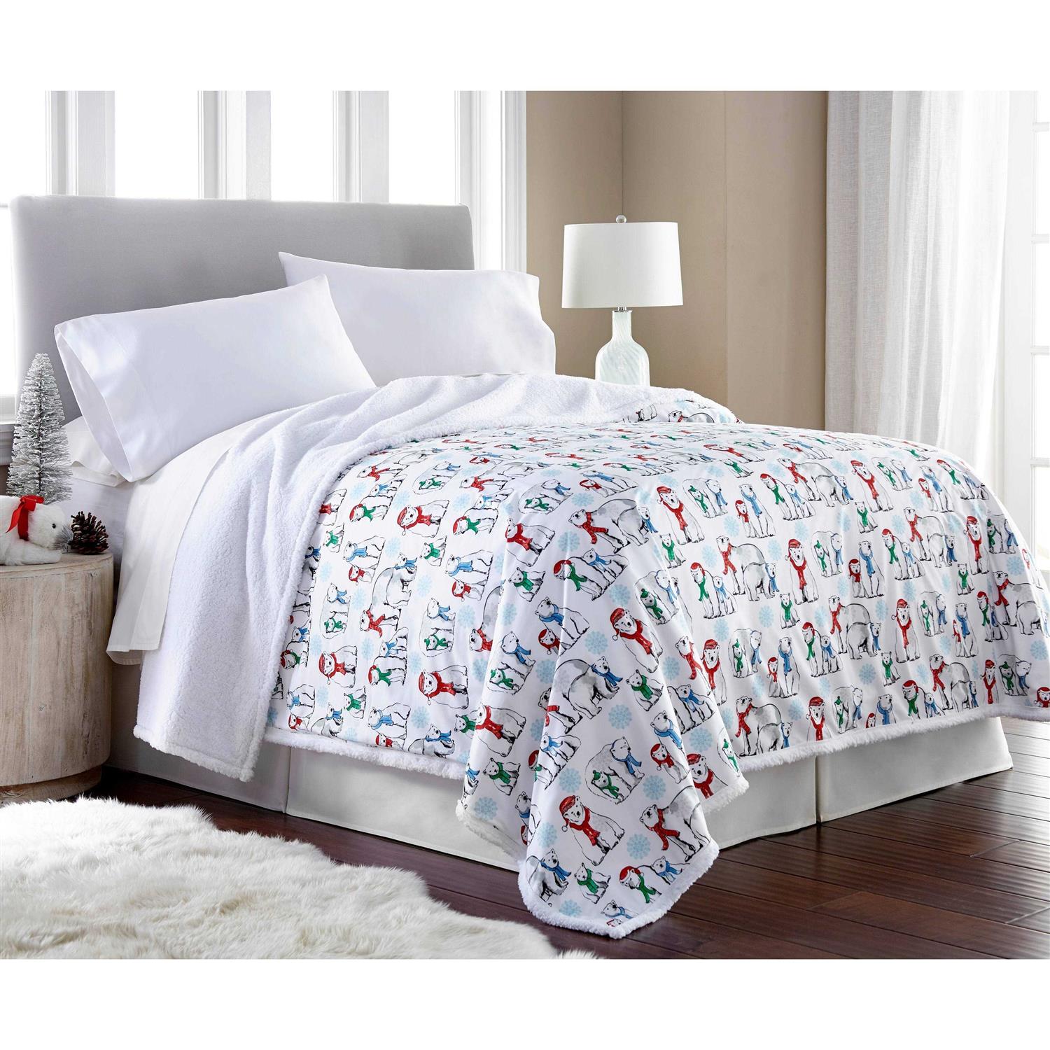 Shavel Micro Flannel Sherpa Blanket - Image 5