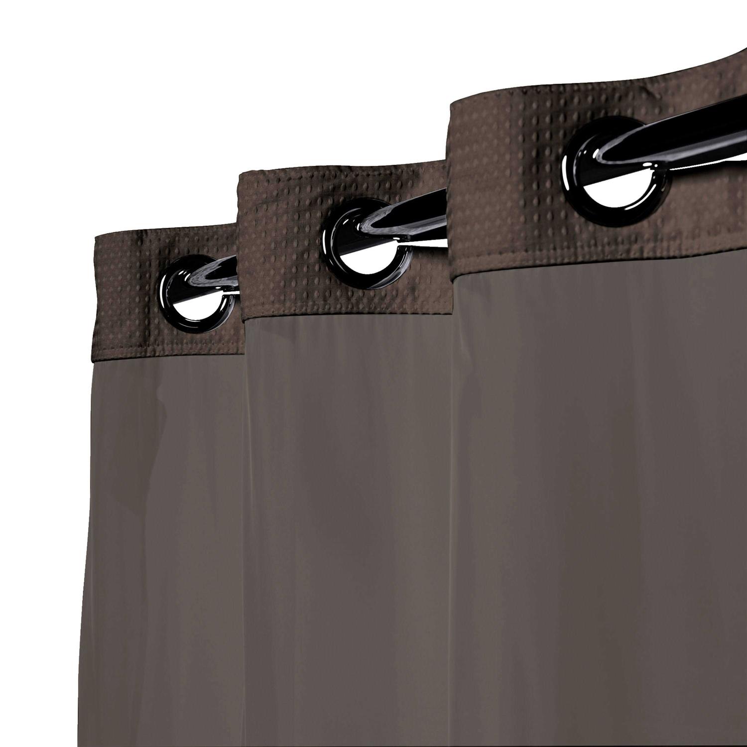 Hookless Waffle Fabric Shower Curtain - Image 4