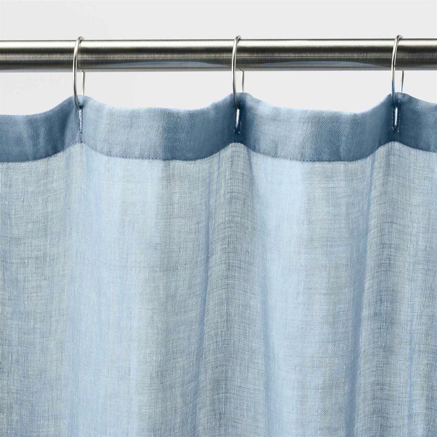 Casaluna Chambray Shower Curtain - Image 4