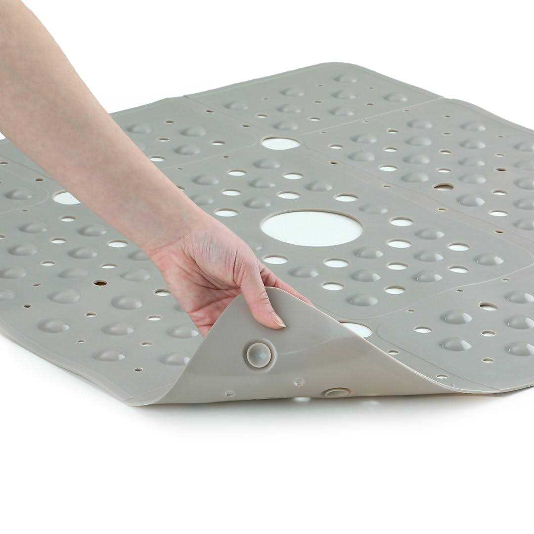 Slipx Solutions 27 x 27 Extra Large Square Shower Mat - Image 4