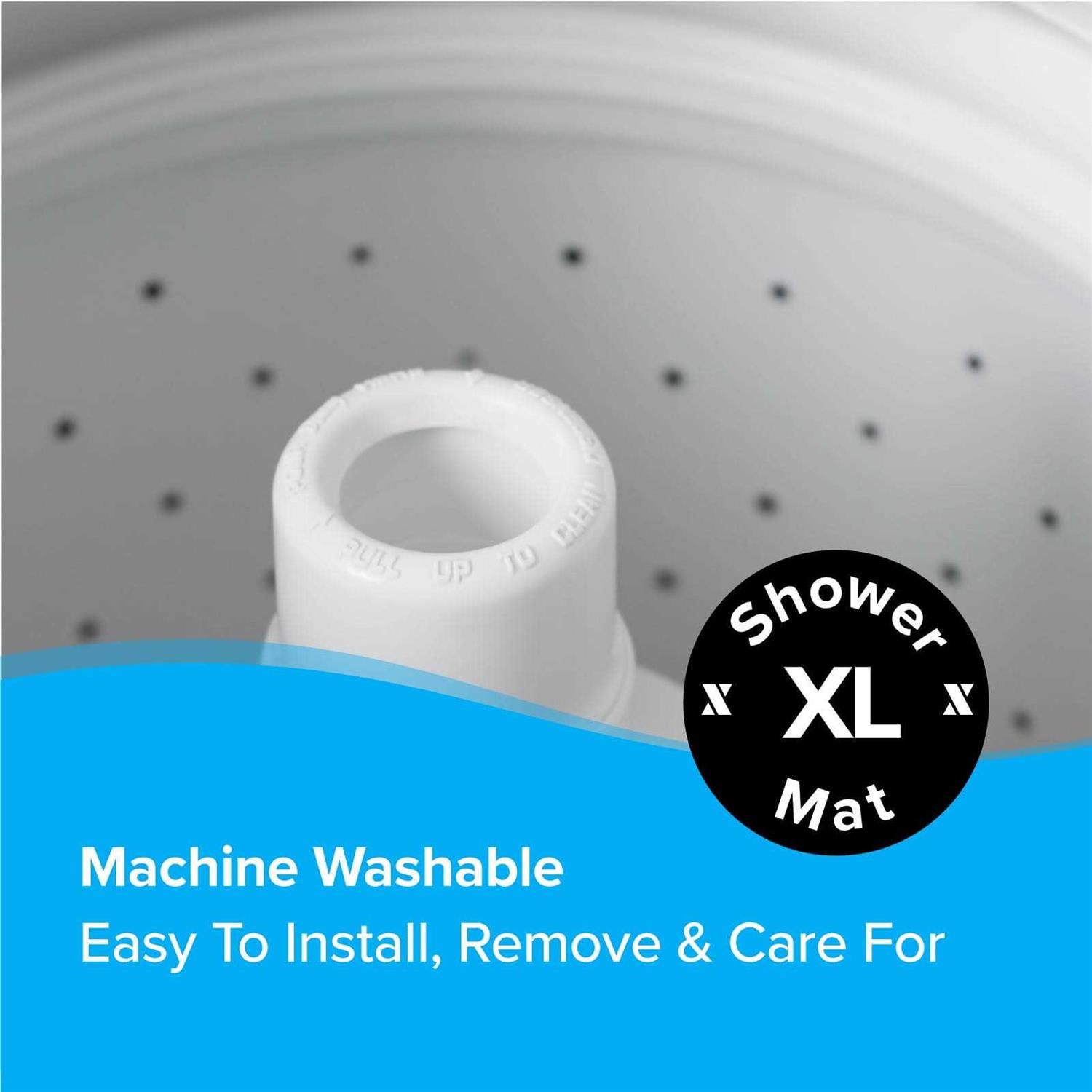 Slipx Solutions 27 x 27 Extra Large Square Shower Mat - Image 5