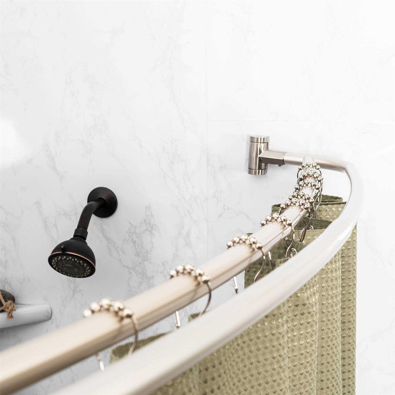 Js Jackson 44 70 Adjustable Curved Double Shower Curtain Rod - Image 3