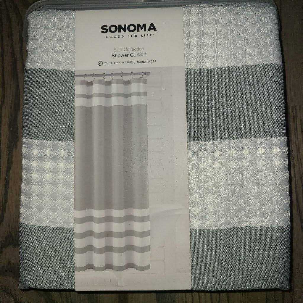 Sonoma Goods For Life Spa Shower Curtain - Image 4