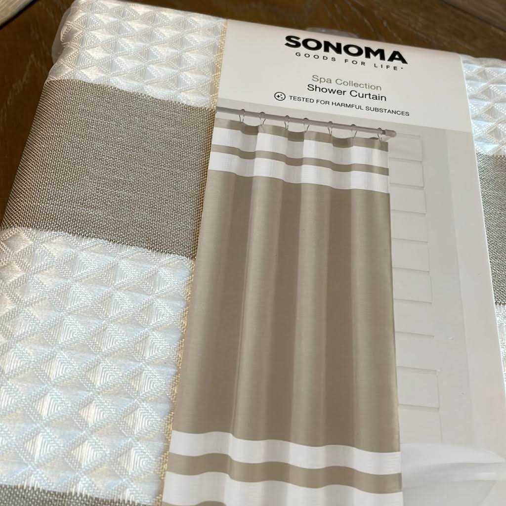 Sonoma Goods For Life Spa Shower Curtain - Image 4