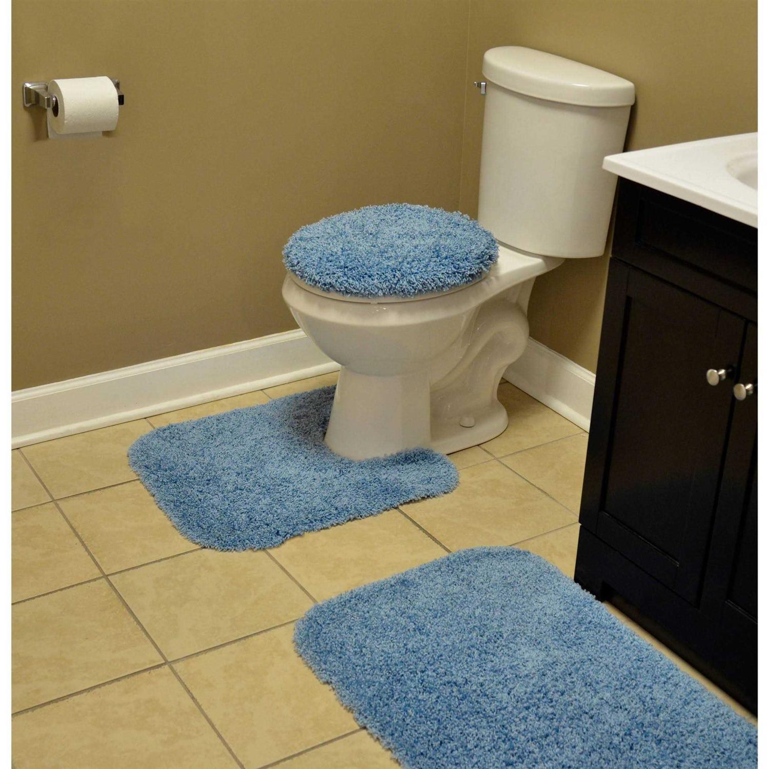 Garland Rug Jazz Shaggy Nylon Washable Bathroom Rug Set - Image 4