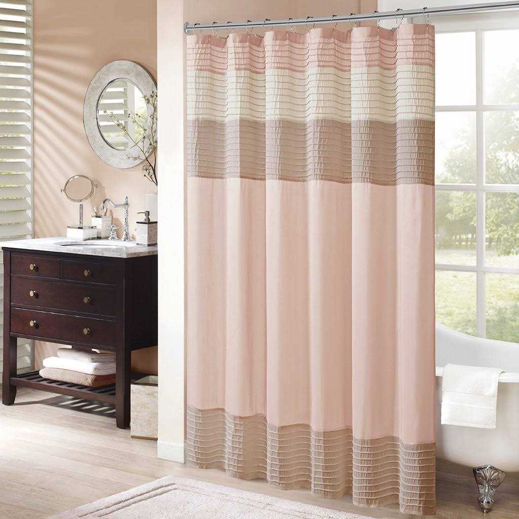 Madison Park Amherst Faux Silk Shower Curtain - Image 4