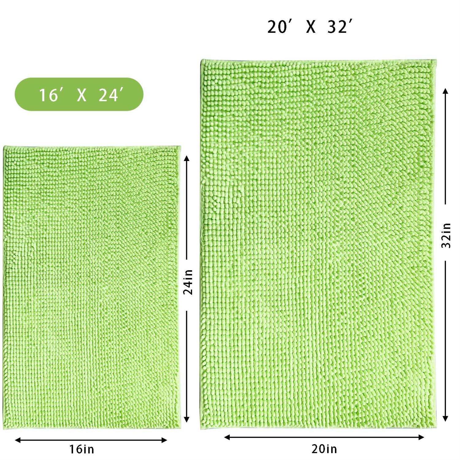 Eanpet Chenille Bath Mat Non-Slip Microfiber Floor Baby Bath Mat for Kids Ultra Soft Washable Bathroom Dry Fast Water Absorbent Shower Mat Area - Image 4