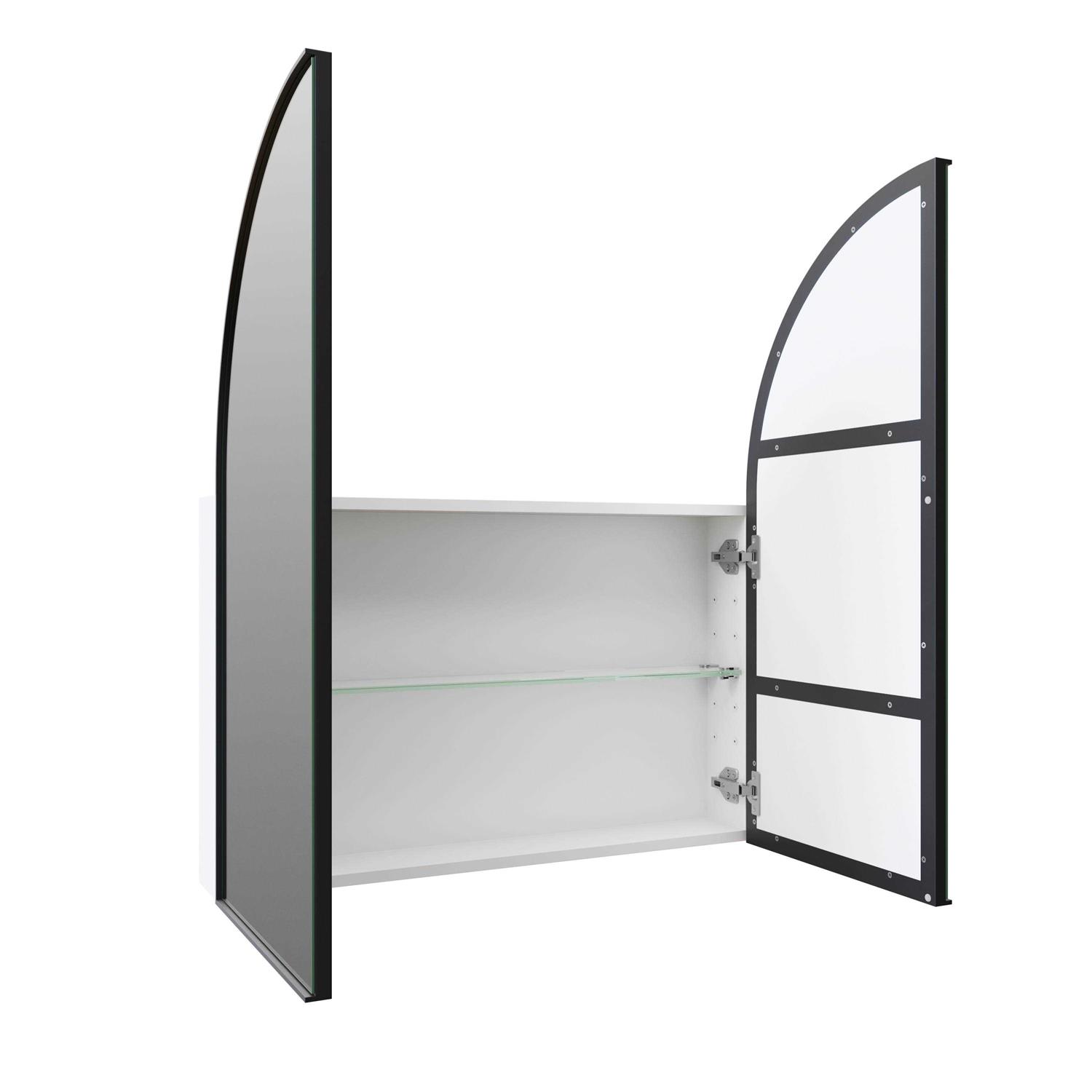 Glass Warehouse Stainless Steel Arch Medicine Cabinet - Image 3