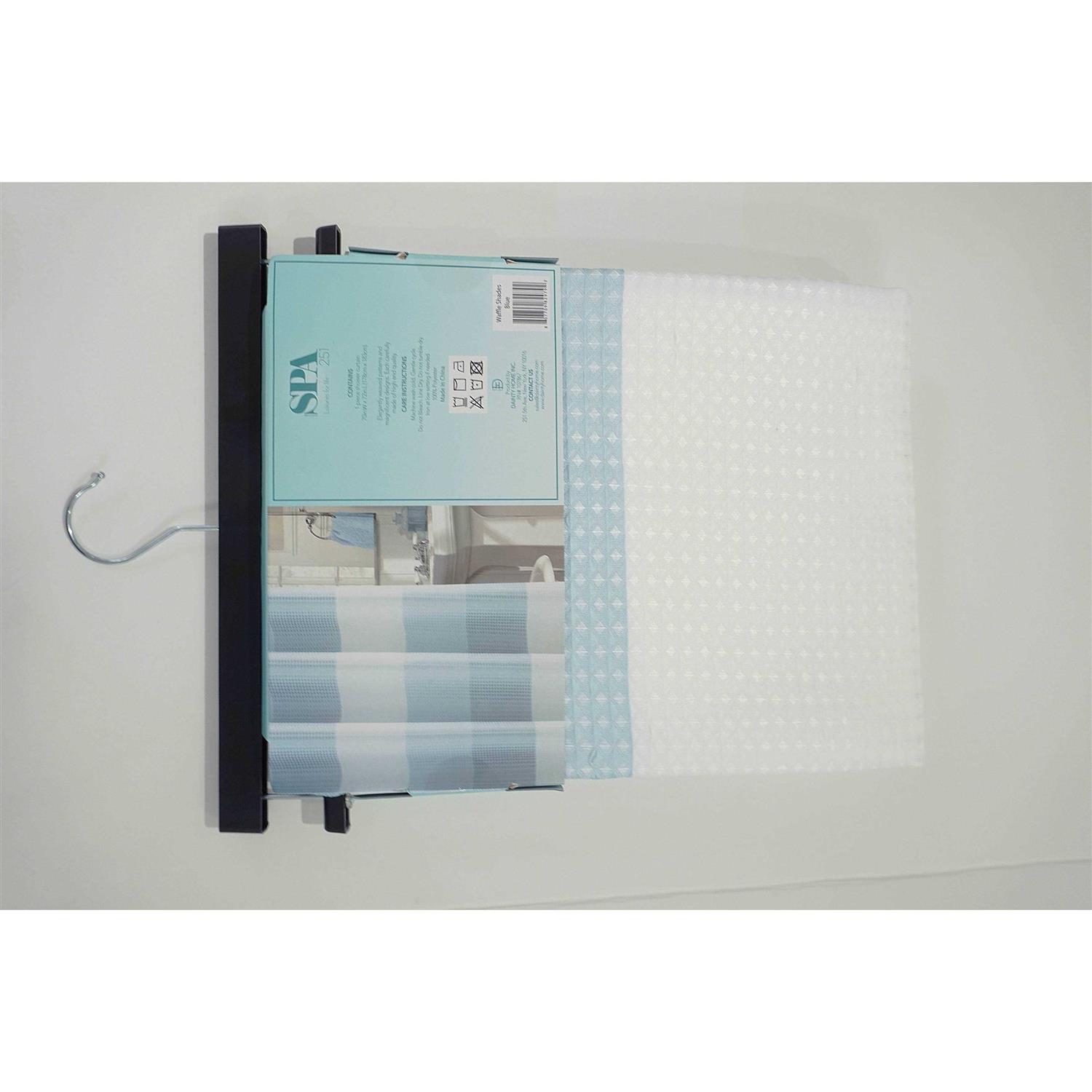 Dainty Home Ombre Waffle Weave Fabric Shower Curtain - Image 5