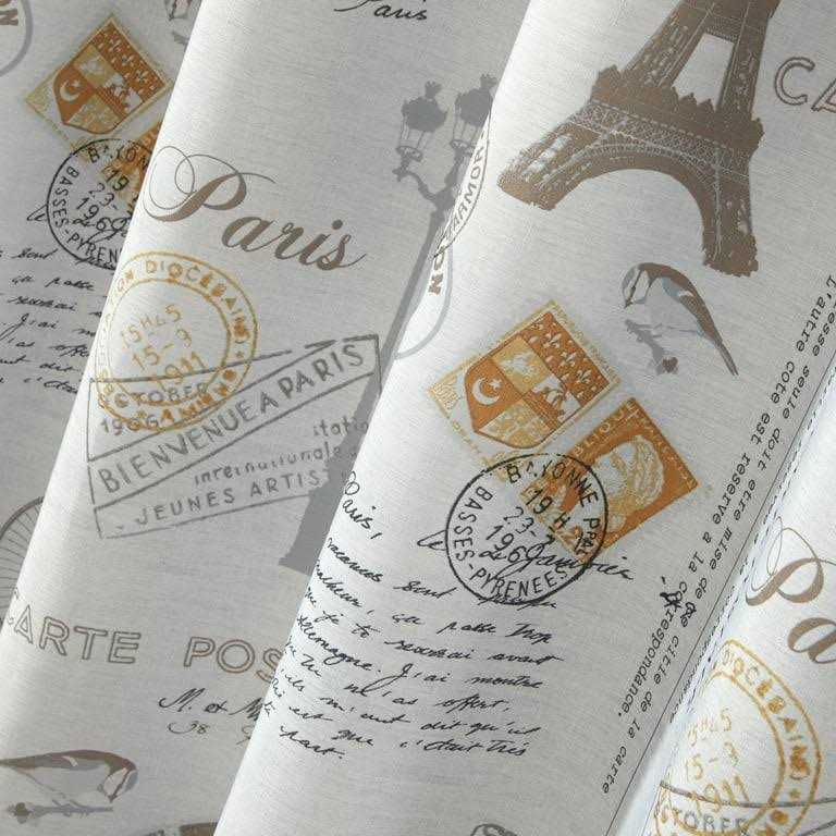 Mainstays Contemporary Gray Paris Geometric Polyester Shower Curtain Set - Image 4