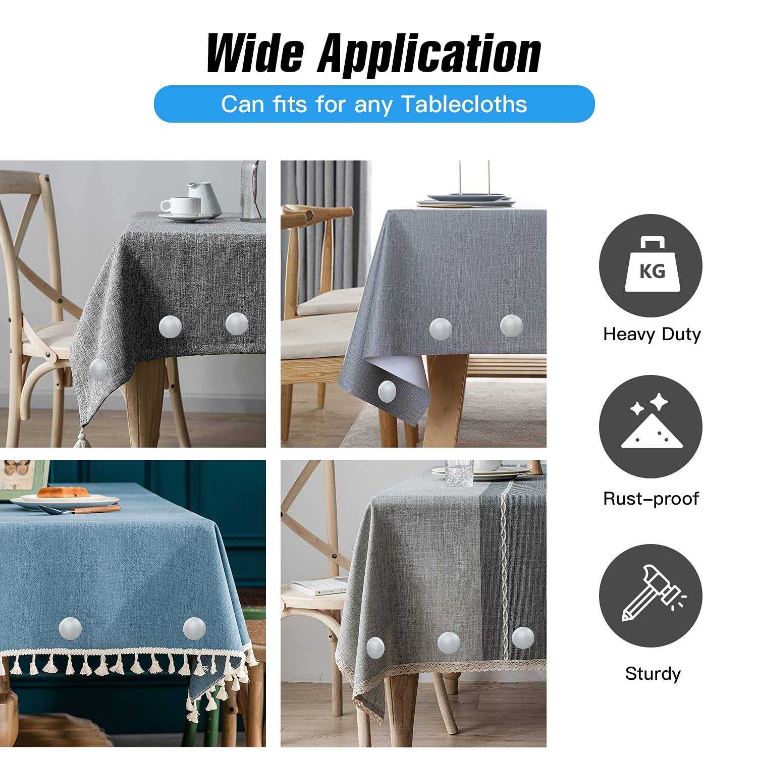 Shower Curtain Weights Magnetic Silicone Wrapped Heavy Duty Premium Shower Curtain Liner Clips Added Weight - Image 4