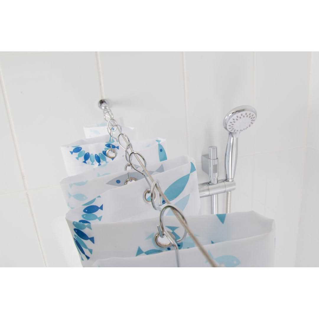 Croydex Wireline 118.11 in. Shower Curtain Rod - Image 5