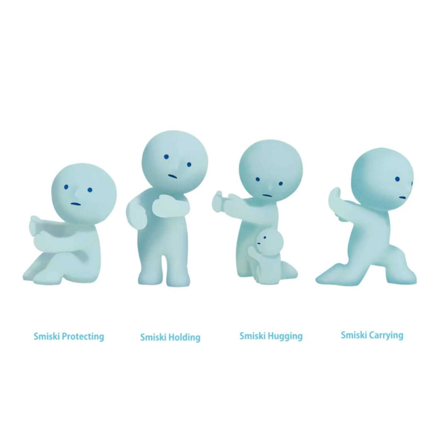 Smiski Glow in The Dark Mini Figure Toothbrush Stand - Image 3