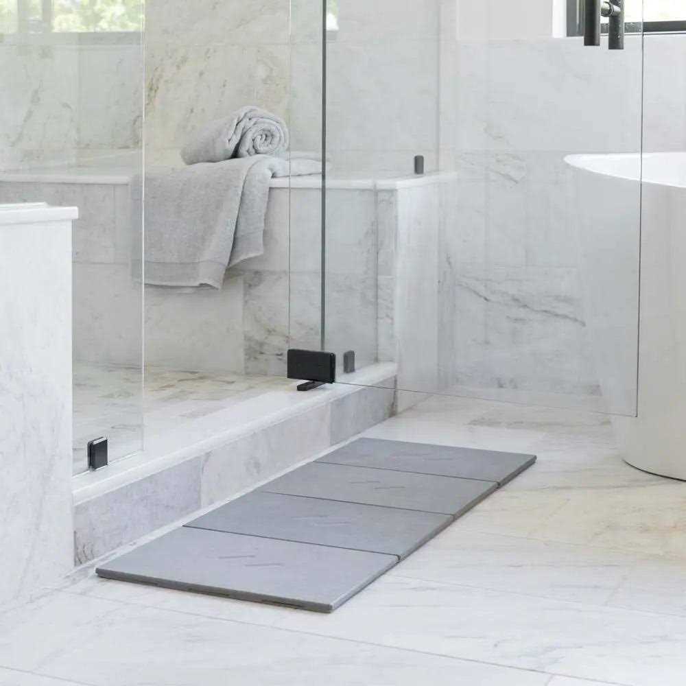 Dorai Home Large Bath Stone Luxury Bathmat Instantly Removes Water Non-slip S - Image 4