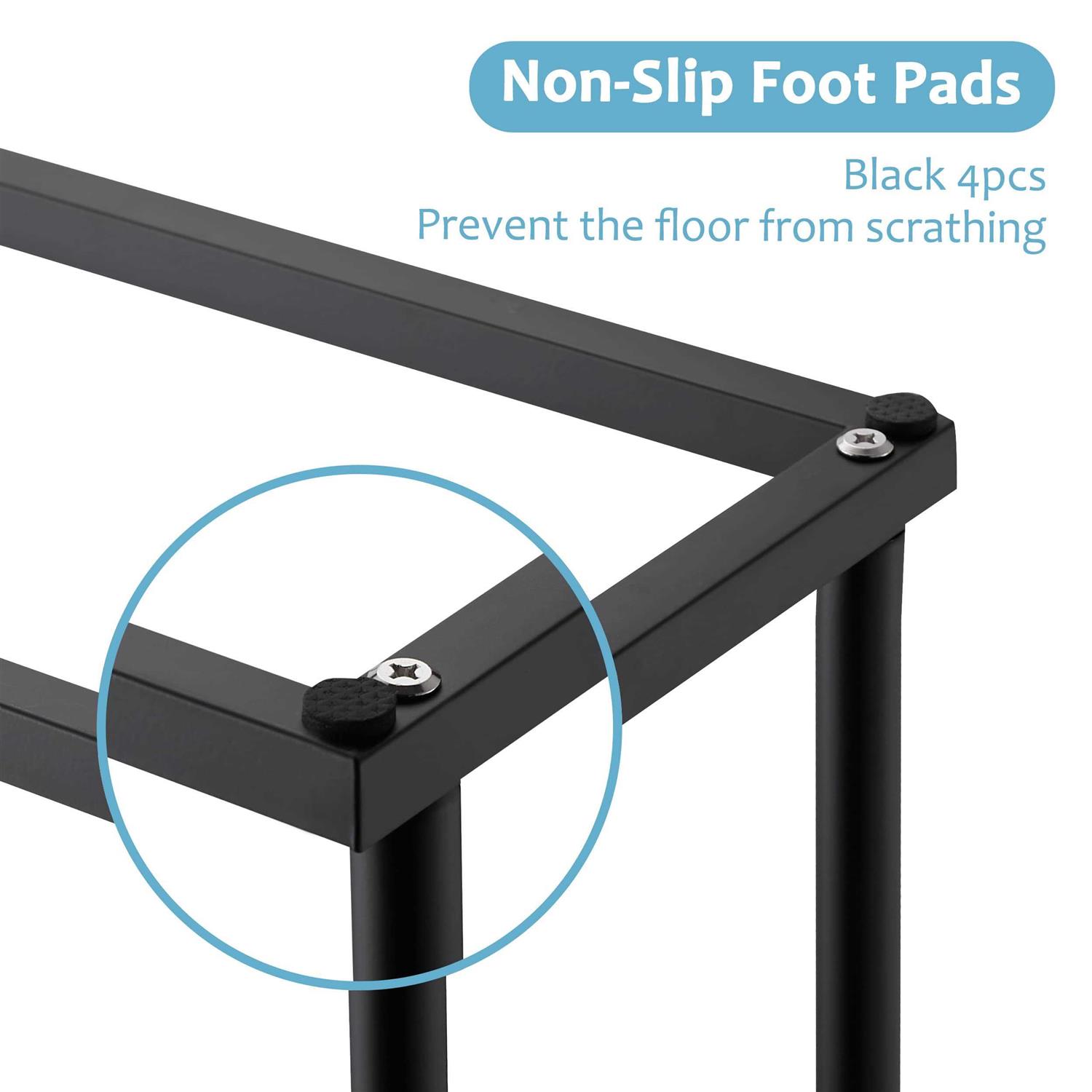 DECLUTTR Towel Racks for Bathroom 2 Tier Free Standing Stainless Steel Towel Rack Stand for Bath Towel - Image 3