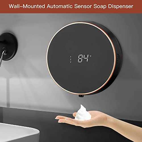 Monstake Automatic Soap Dispenser Foaming Soap Dispenser Wall Mount Foam Soap Dispenser Touchless Soap Dispenser Smart Electric Wall Auto - Image 4