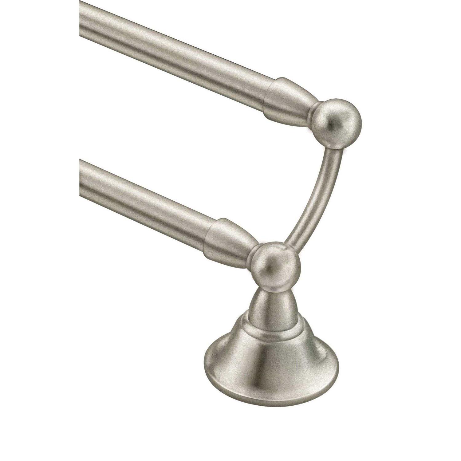 Moen 3-Piece Sage Spot Resist Brushed Nickel Decorative Bathroom Hardware Set - Image 5