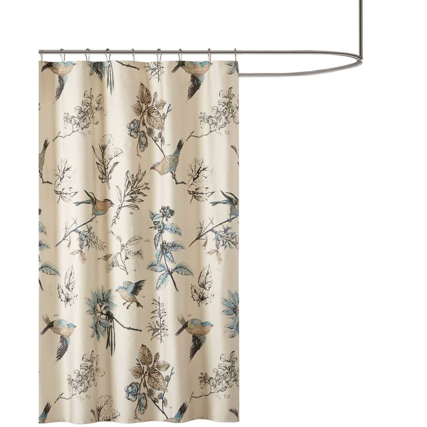 Madison Park Quincy Printed Cotton Shower Curtain - Image 5