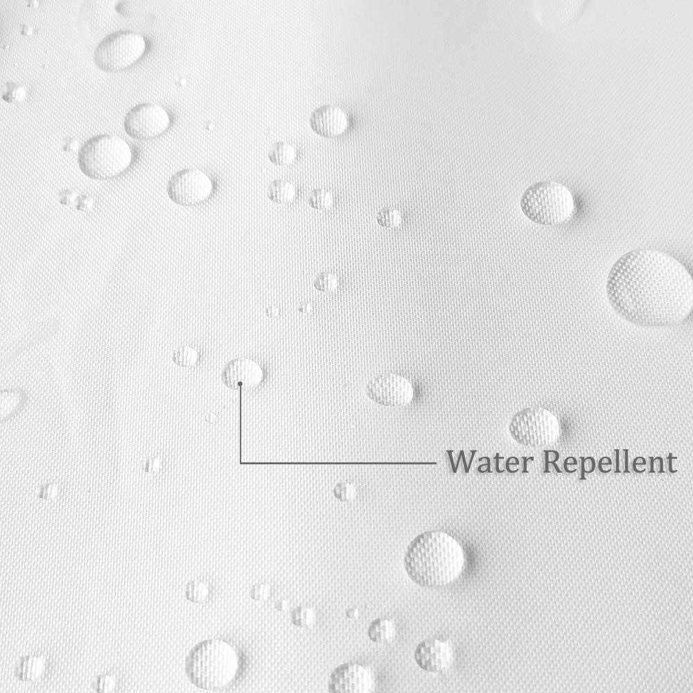 WellColor Fabric Shower Curtain Liner Water Repellent Bathroom Shower Spa Hotel - Image 3