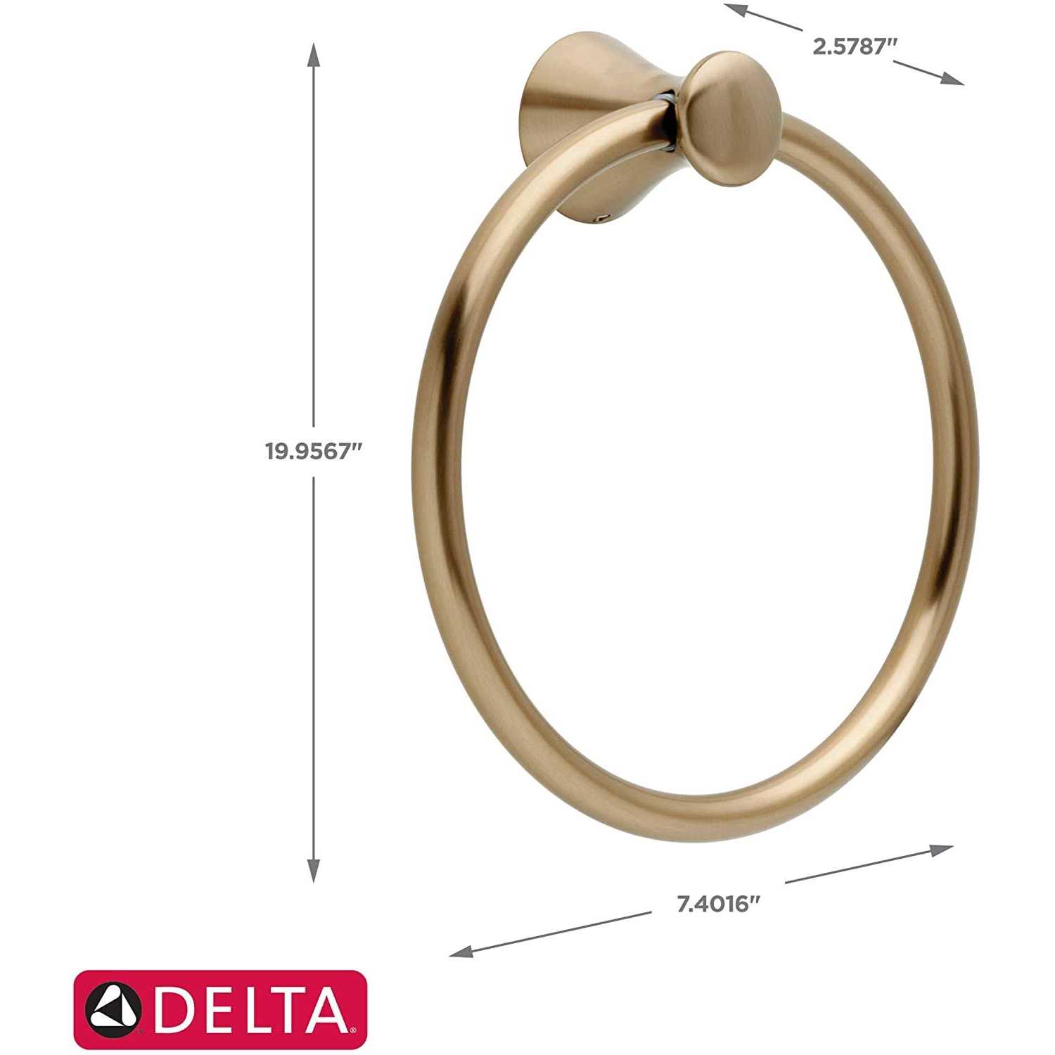 Delta Lahara Towel Ring 73846-CZ - Image 4