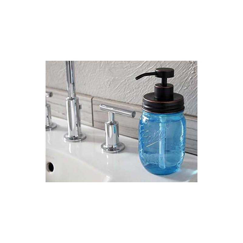 Mason Jar Lifestyle Oil Rubbed Bronze Soap Pump Dispenser Lid Kit for Regular Mouth Jars by Mason Ja - Image 3
