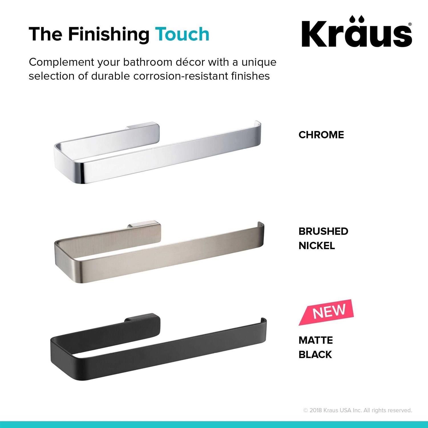 Kraus Stelios Bathroom Towel Ring KEA-19925 - Image 4