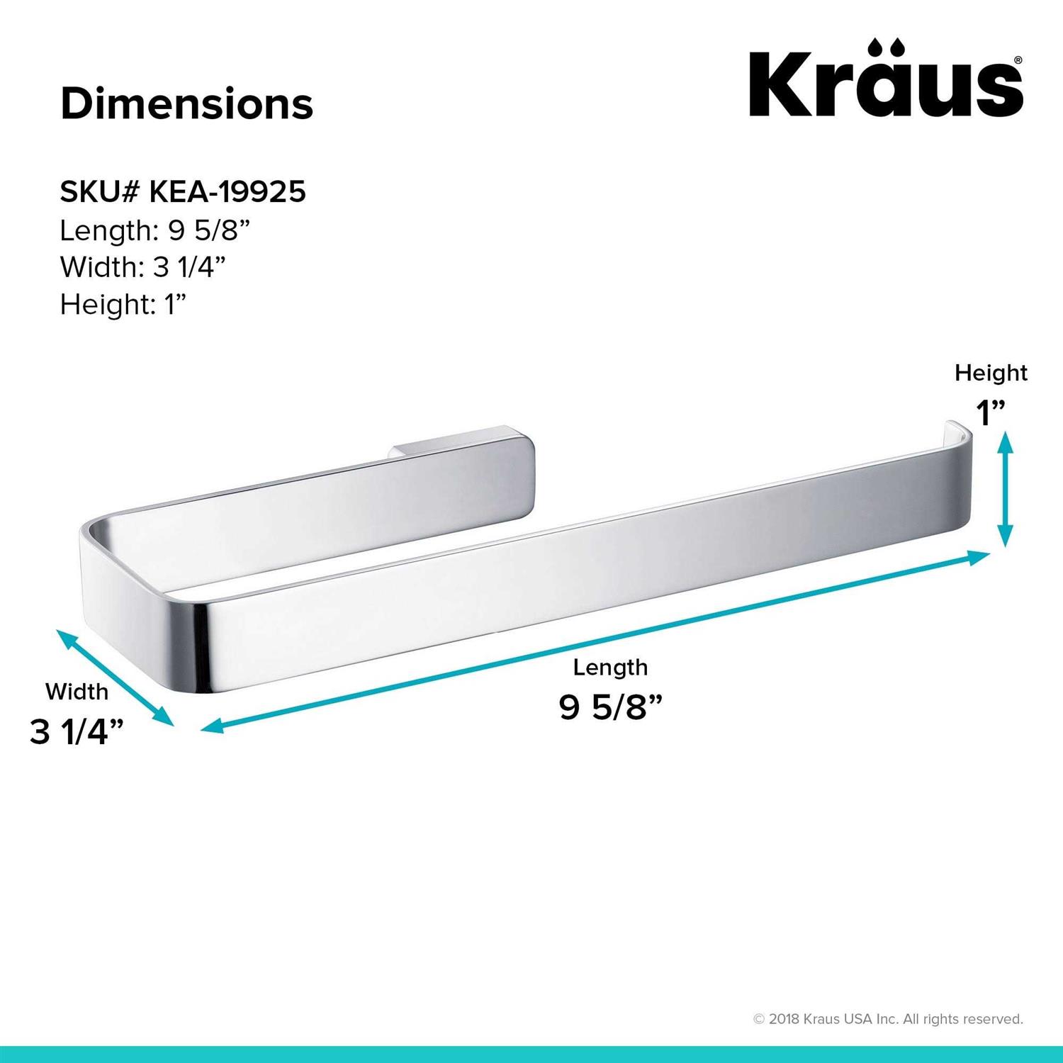 Kraus Stelios Bathroom Towel Ring KEA-19925 - Image 5