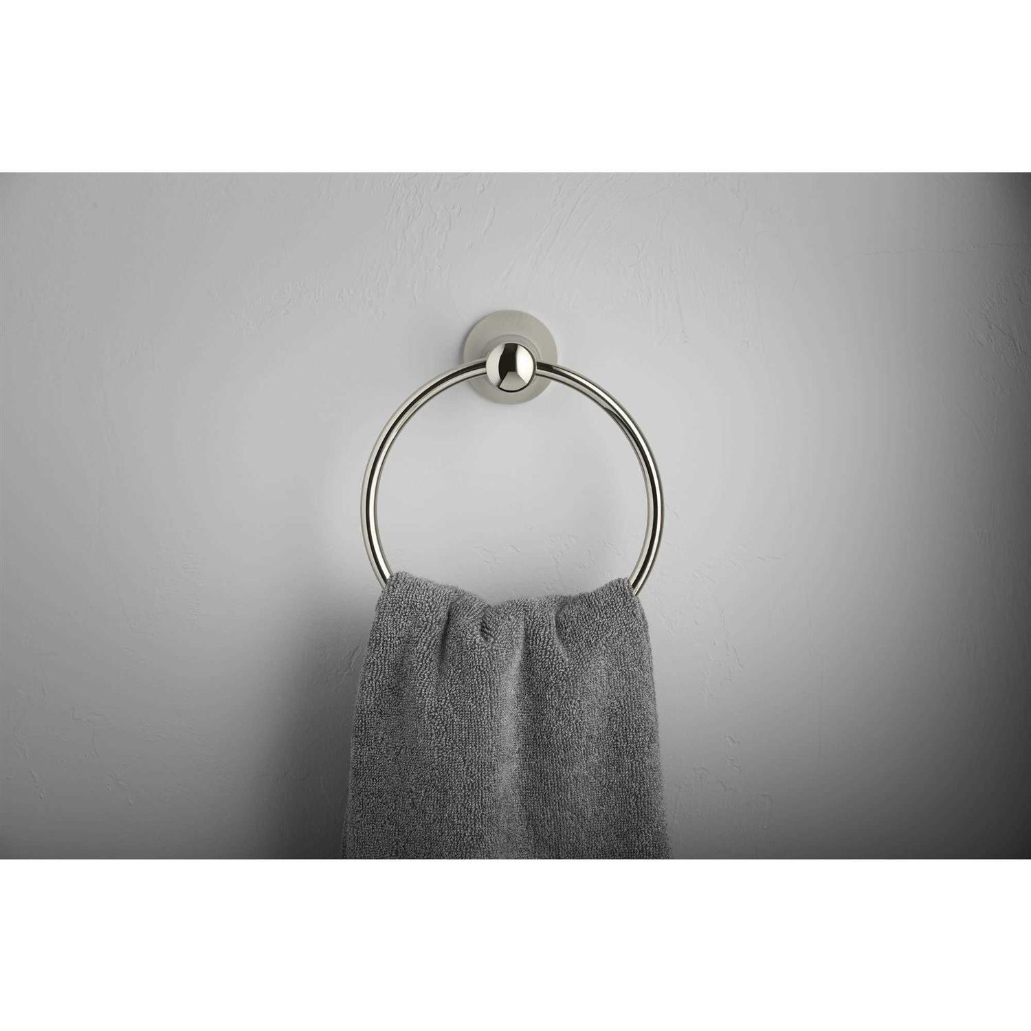 Kohler K-21955 Tempered 6-7/8 Wall Mounted Towel Ring - Image 3