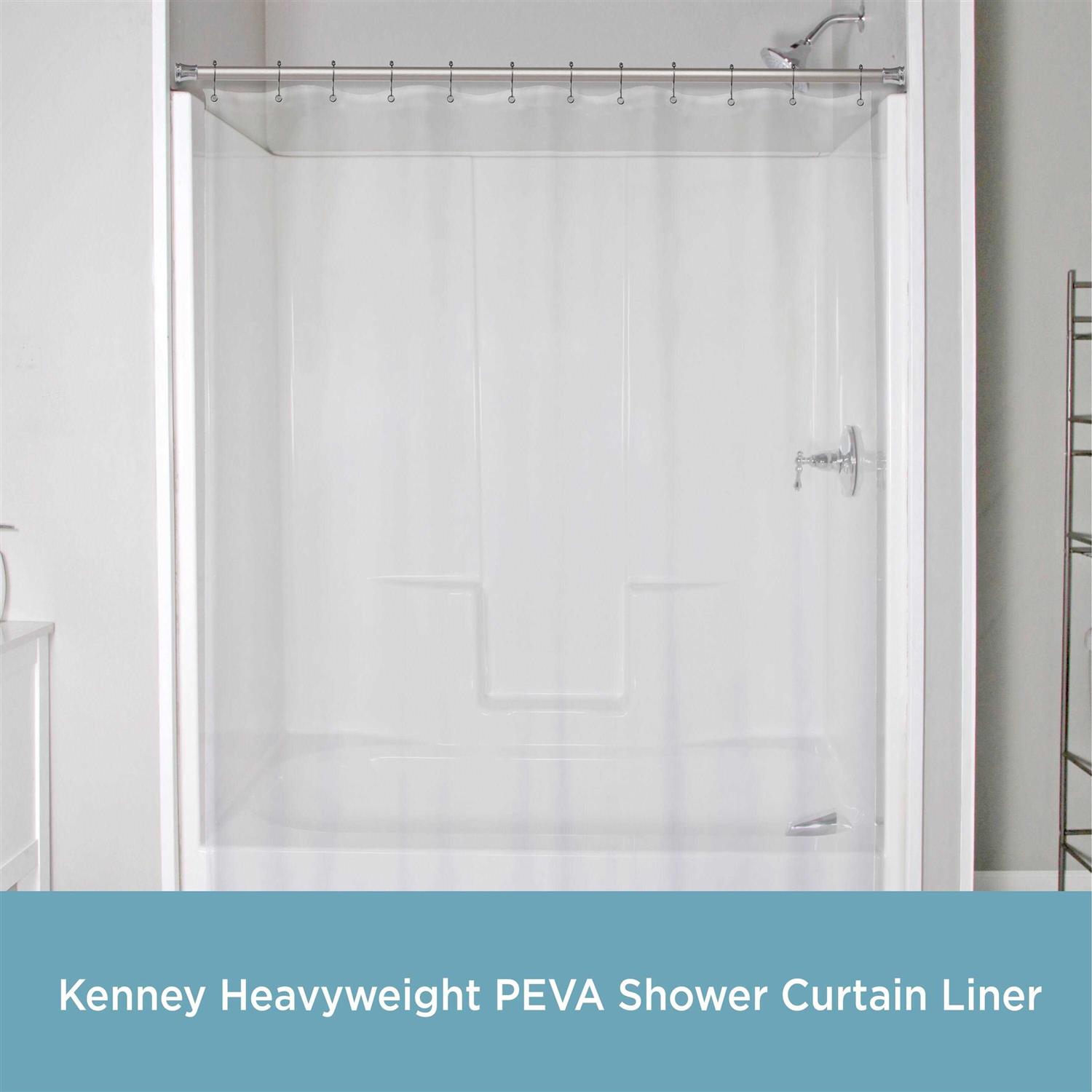 Kenney Heavyweight PEVA Shower Curtain Liner - Image 3