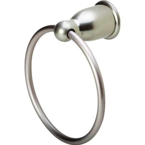Moen YB8086SN Mason Satin Nickel Towel Ring - Image 3