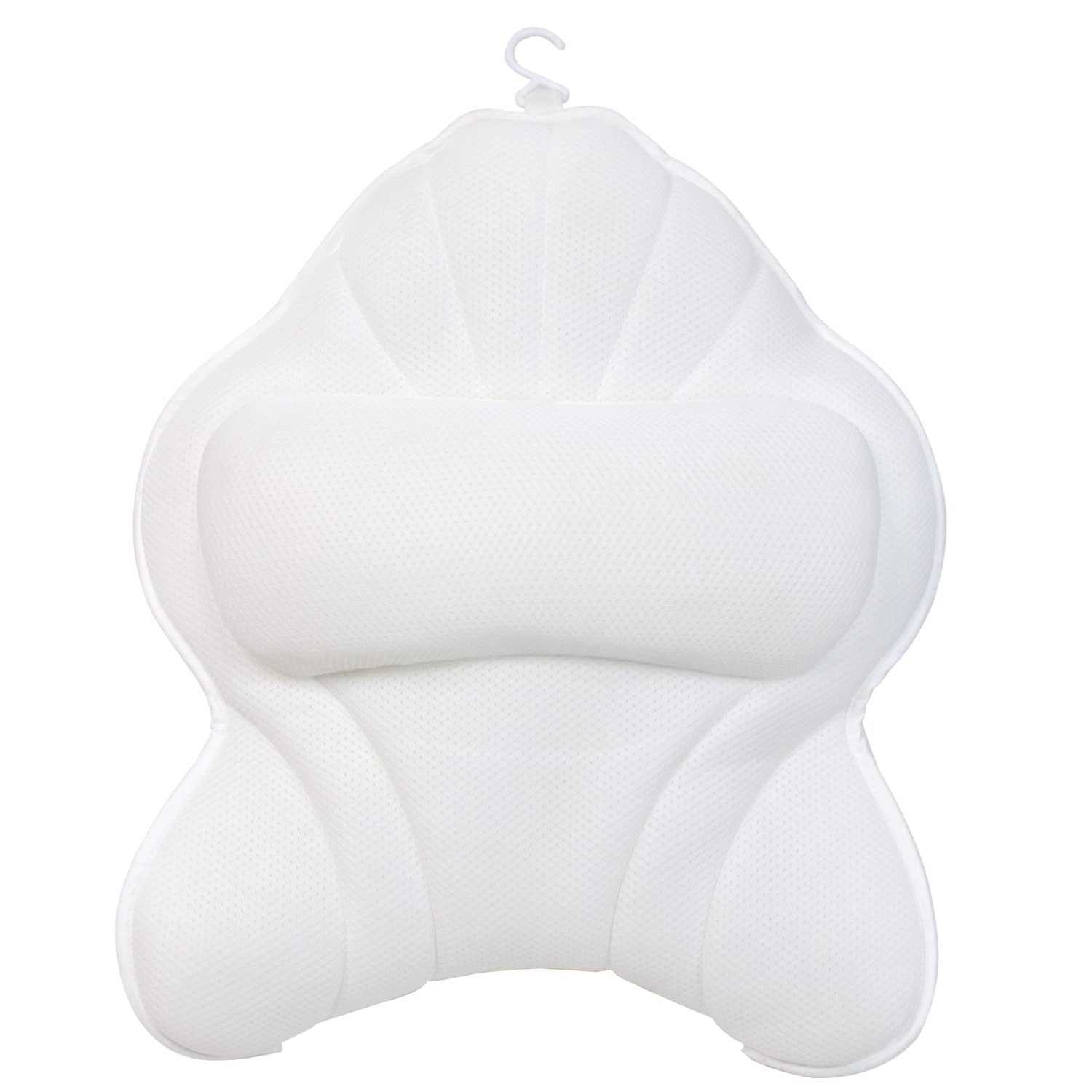 Poemland Extra Thick Large Bath Pillow with Neck,Back,Head Support for Bathtub - Image 3