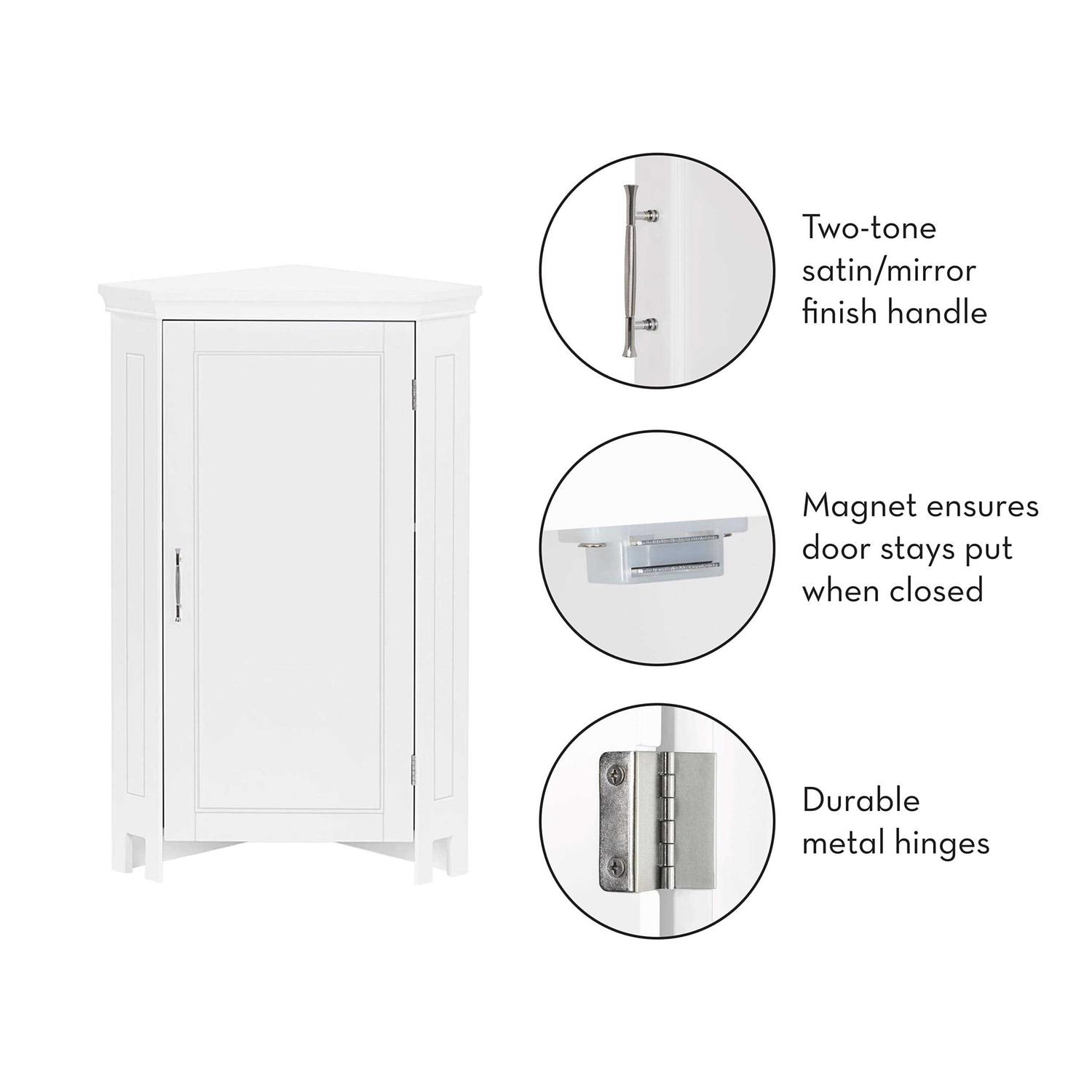 RiverRidge Somerset Single Door Corner Cabinet - Image 5