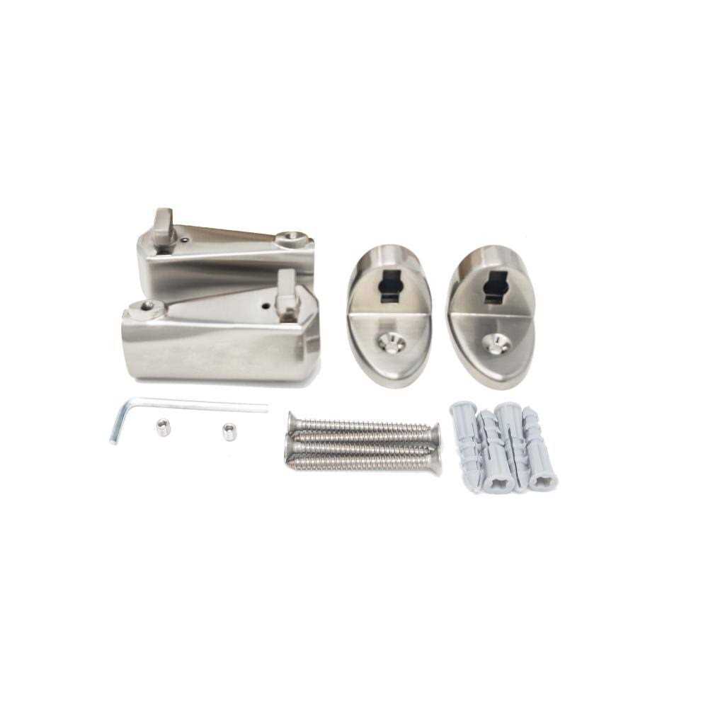 Preferred Bath Accessories Modern Curved Shower Rod - Image 3