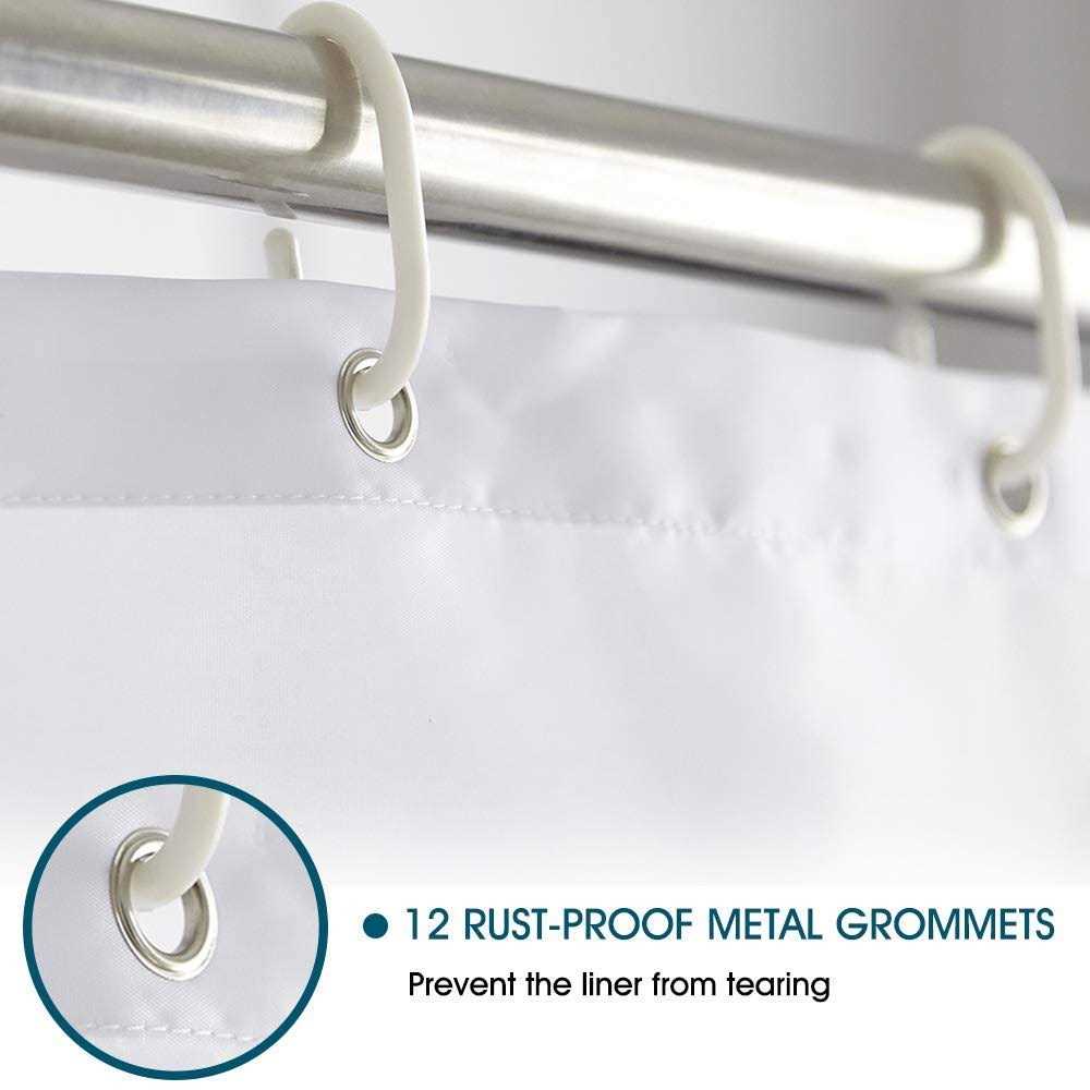 Neasow Boho Floral Shower Curtains for Bathroom Bright Fabric Blossom Shower Curtain with 12 Hooks - Image 4