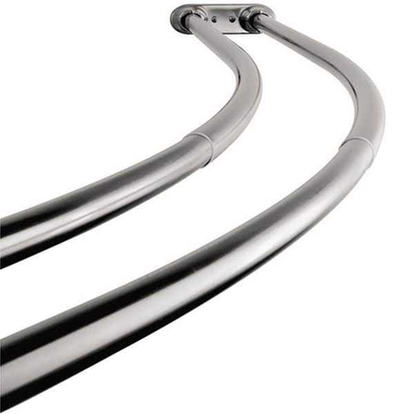 Kingston Brass 60-Inch 72-Inch Adjustable Double Curved Shower Curtain Rod - Image 5
