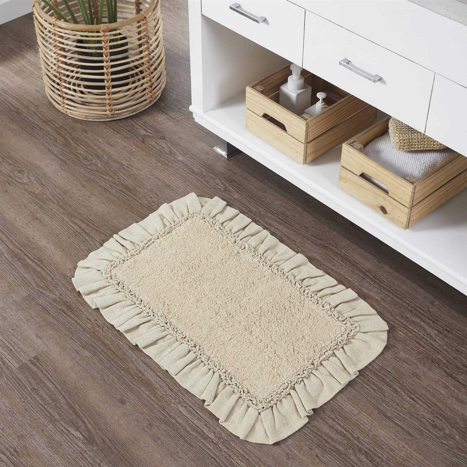 VHC Brands Burlap Bathmat VHC - Image 5
