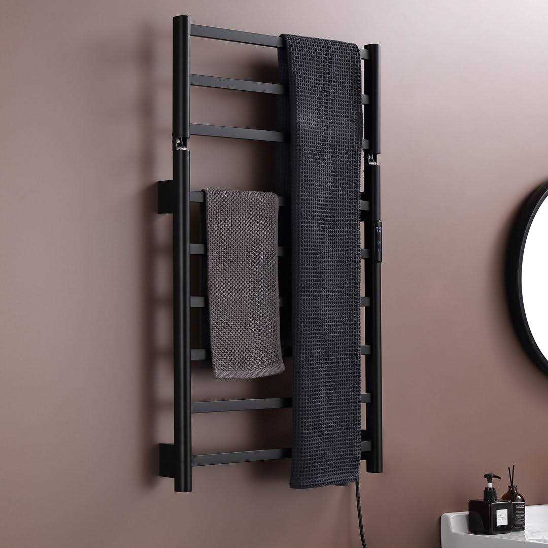 Langsun FK08 Wall Mount Electric Heated Towel Warmer Finish - Image 3