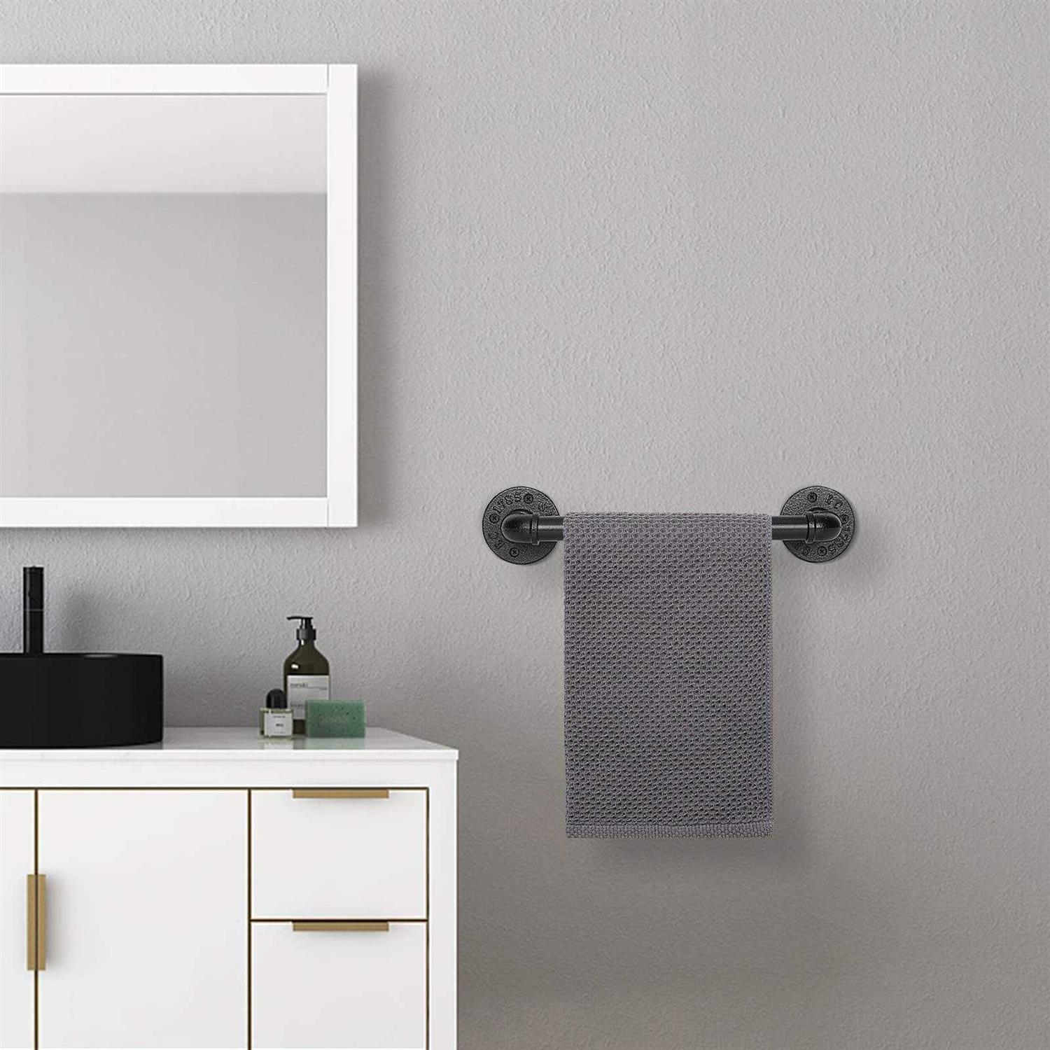 Jeasor Industrial Pipe Towel Rack Towel Bar - Image 4