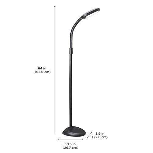 Verilux SmartLight Full Spectrum LED Floor Lamp Graphite - Image 3