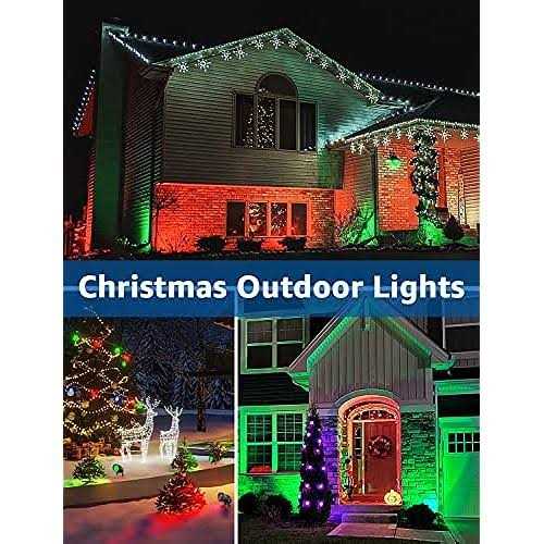 SUNVIE Christmas Spotlights Outdoor 120V LED Spot Lights Outdoor 12W RGB Color Changing Landscape Lights with Remote Control Waterproof Spotlight - Image 4