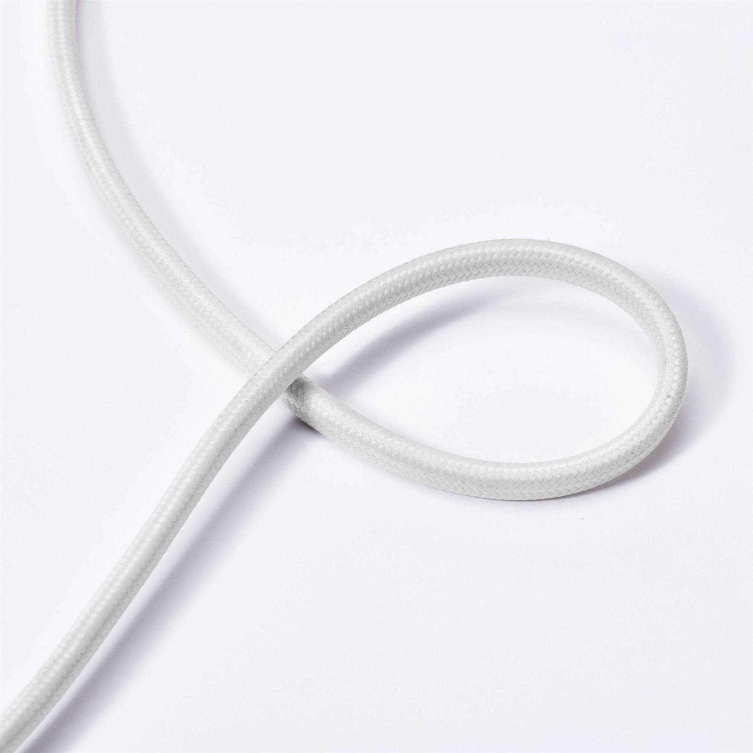 Ceramic Table Lamp with Rattan Shade White - Image 4