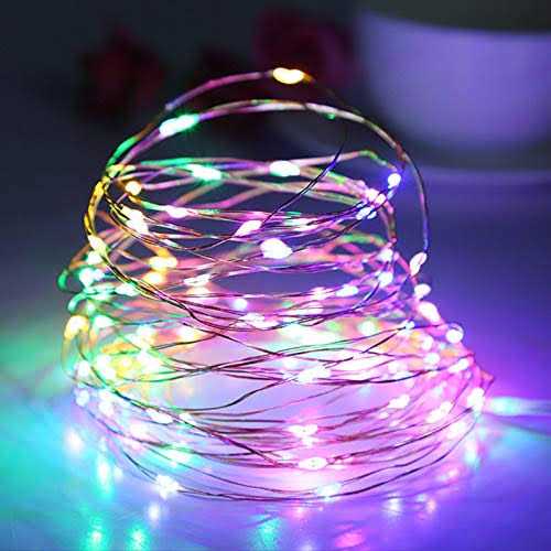 String Lights Waterproof Led String Lights,2 Pack 20ft 60 Led Festival Decorations Crafting Battery Powered Copper Wire Starry Fairy Lights - Image 3